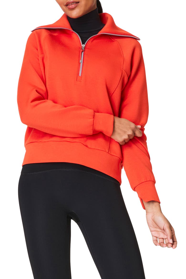 AirEssentials Half Zip Sweatshirt, Main, color, POPPY