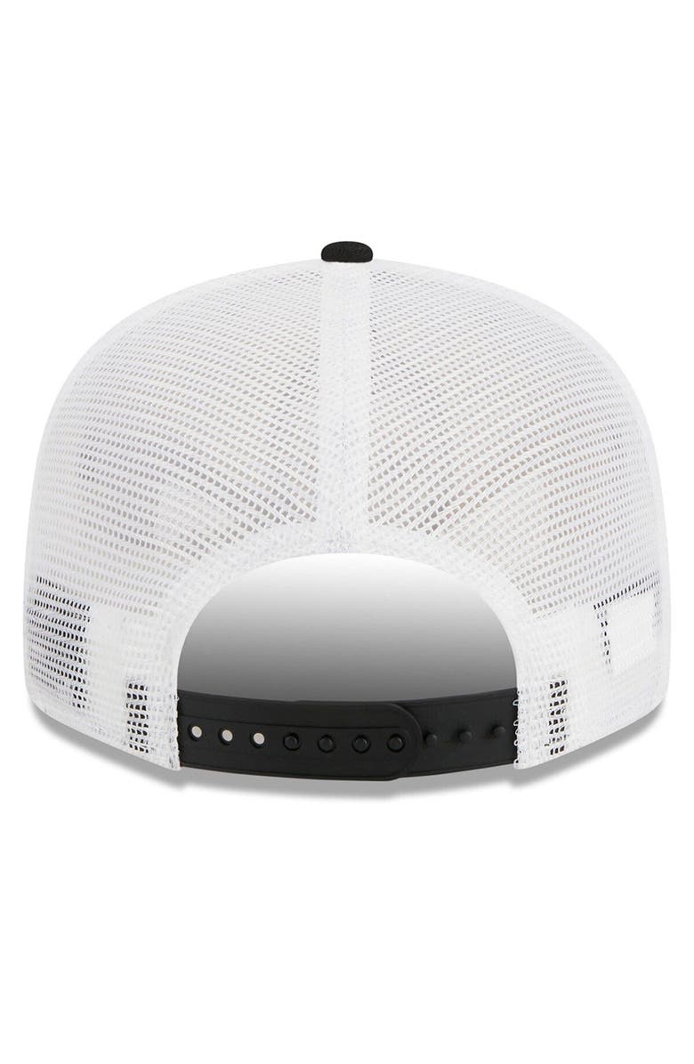 New Era Men's New Era Black Pittsburgh Steelers Tear Trucker 9FIFTY Snapback Hat, Alternate, color,