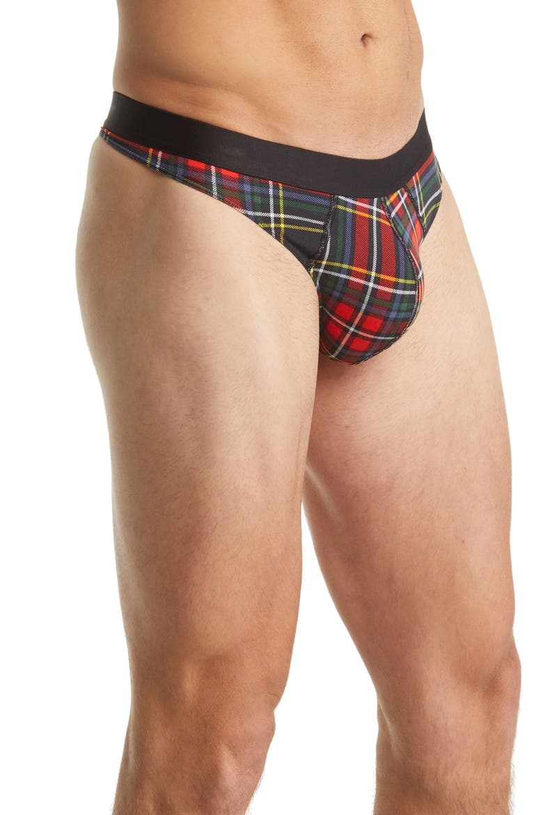 Thong, Alternate, color, FESTIVE PLAID