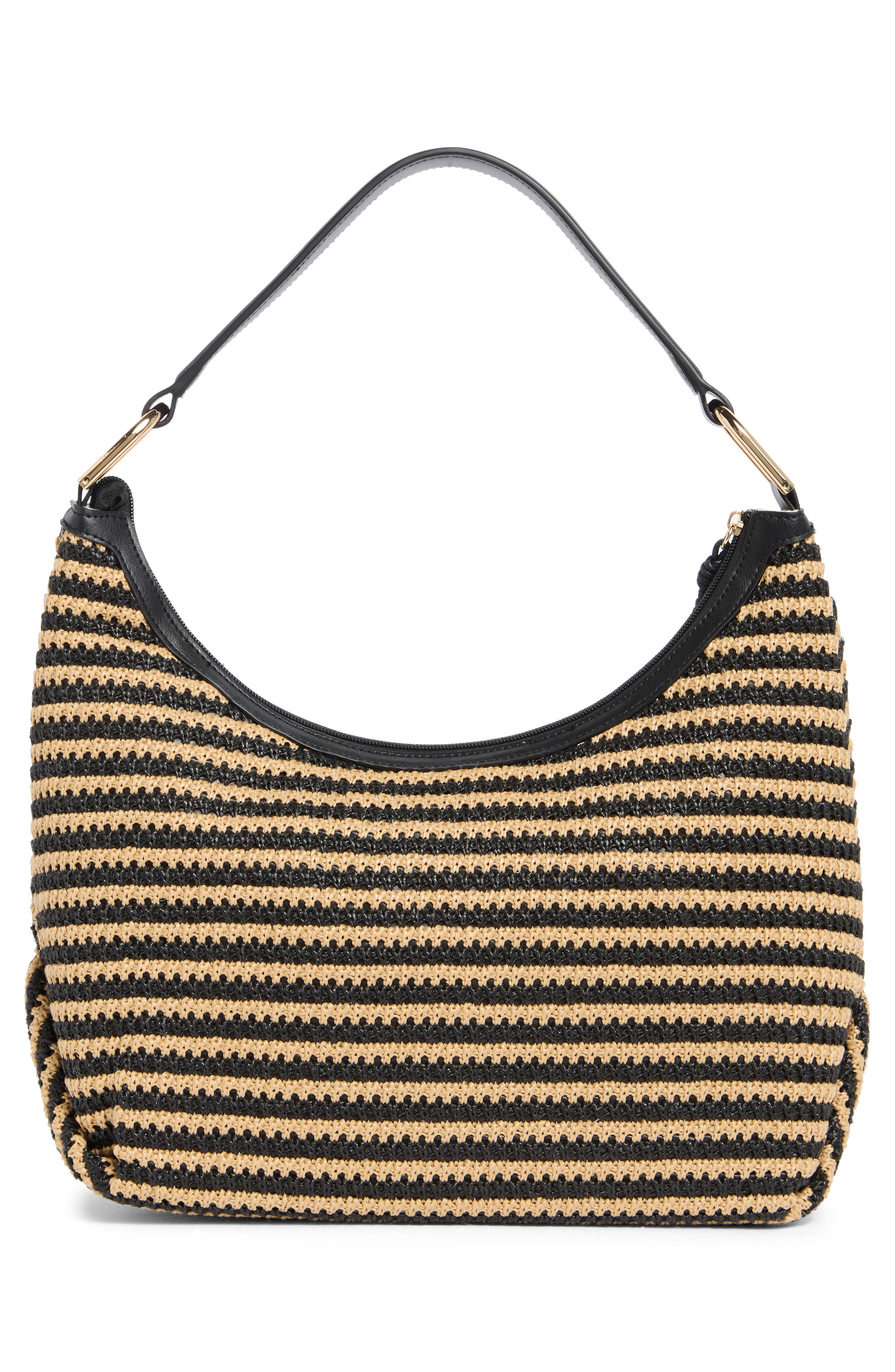 Dolce Vita Hyacin Shoulder Bag, Alternate, color, Black/ Natural