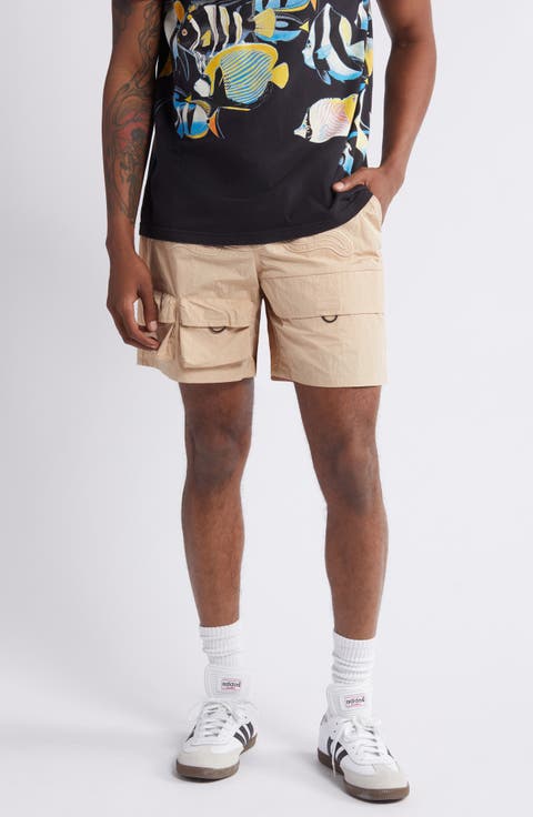 Pine Nylon Cargo Shorts