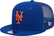 New Era Youth New Era Royal New York Mets 9FIFTY Trucker Snapback Hat