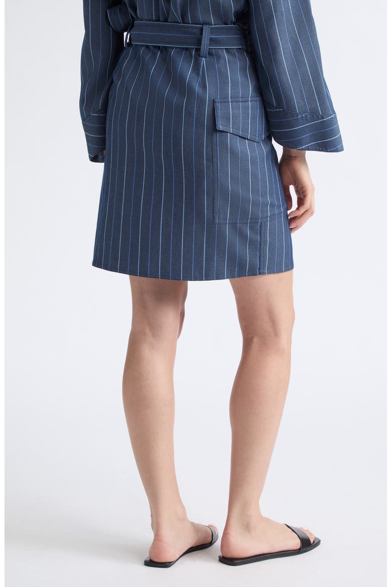 Striped Wrap Miniskirt, Alternate, color, STRIPED BLUE