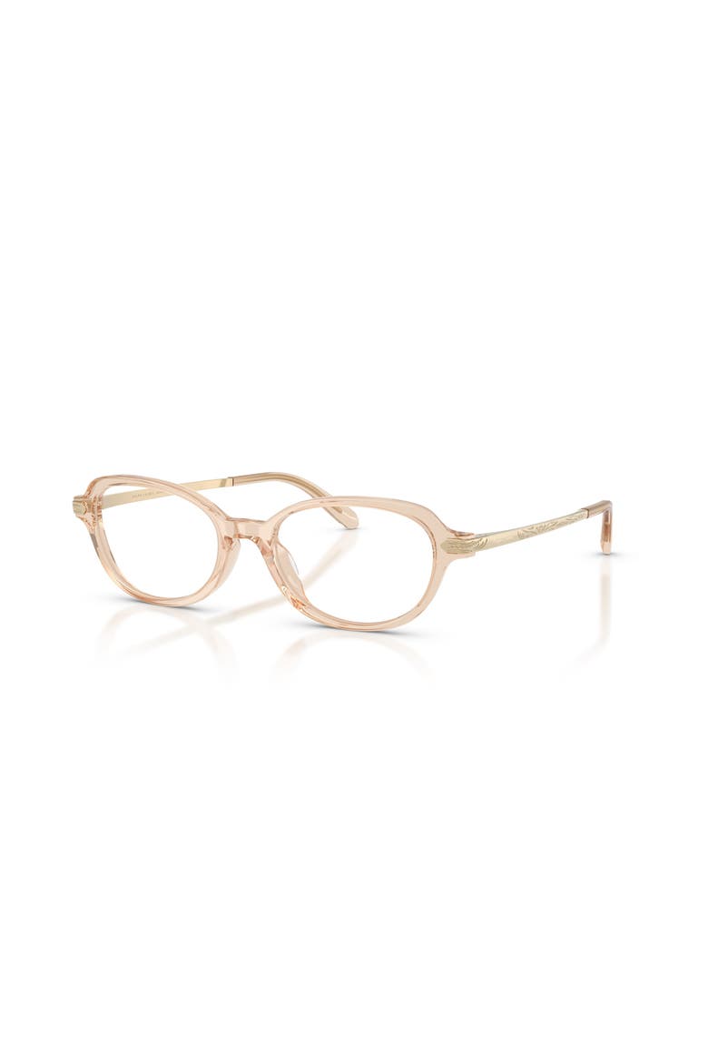 51mm Oval optical glasses, Main, color, Brown