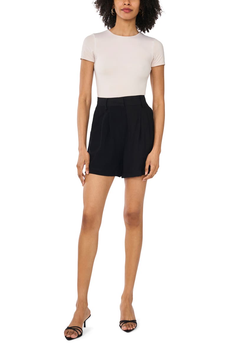 Elastic Back Shorts, Alternate, color, RICH BLACK