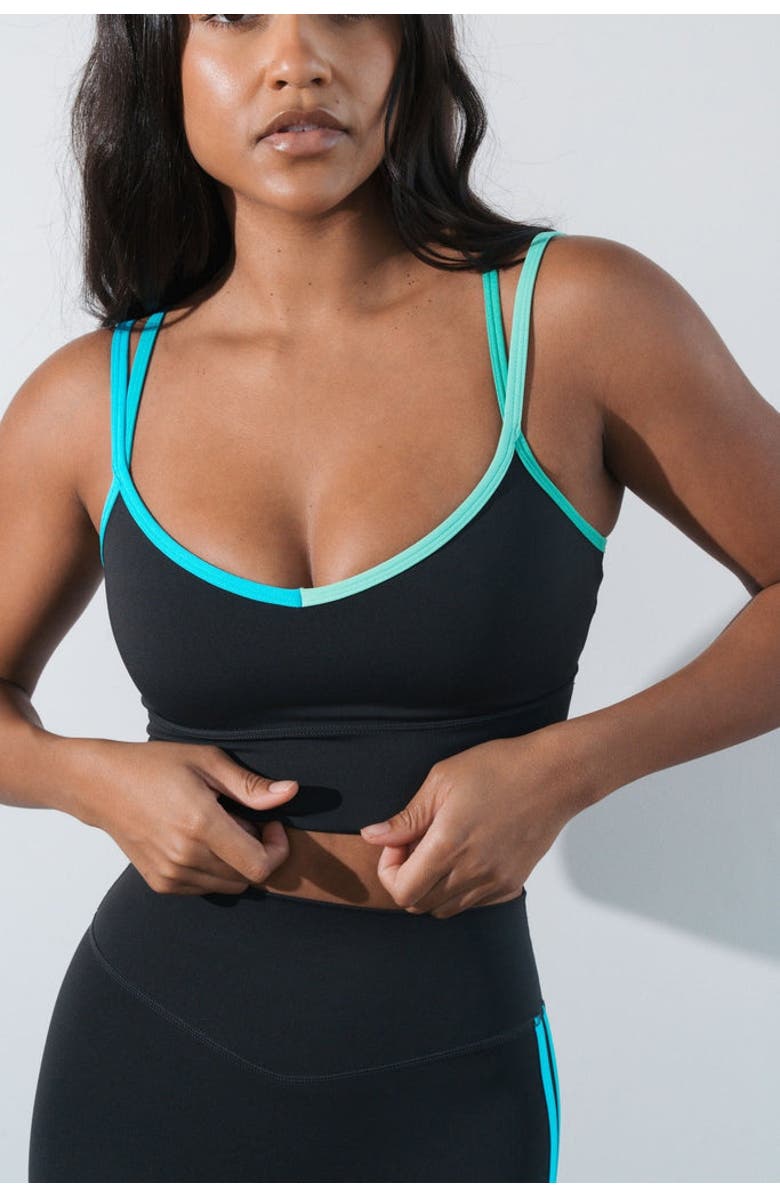 Vitality Pulse Strappy Longline, Main, color, Night Drive