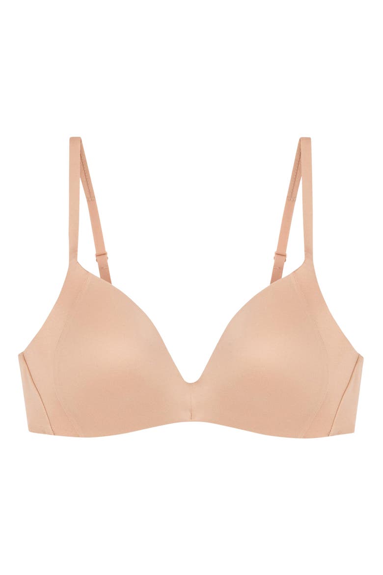 Body MakeUp Soft Touch Wireless Padded Bra, Main, color, Neutral Beige