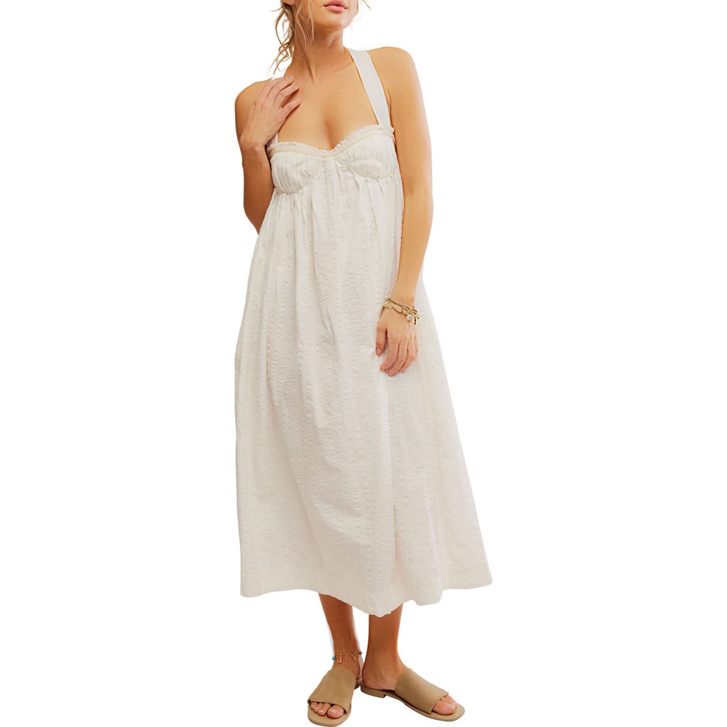 Free People Poppy Cotton Seersucker Midi Dress
