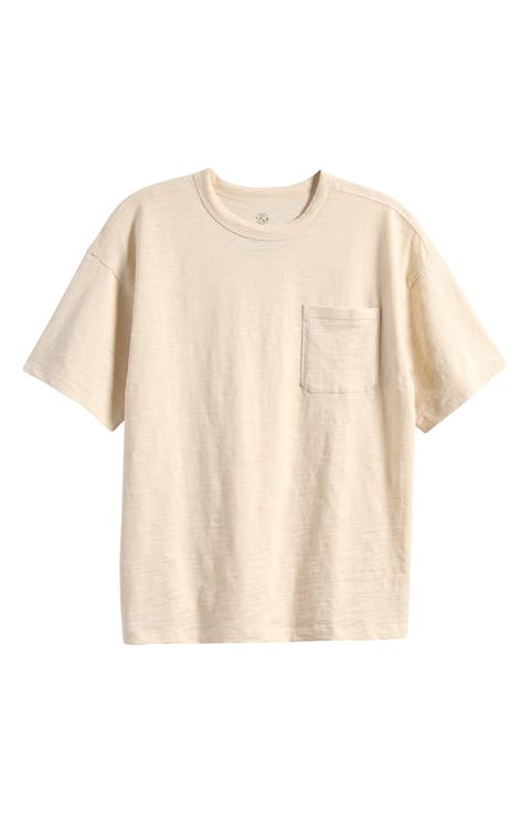 Kids' Core Slub Cotton Pocket T-Shirt (Big Kid)