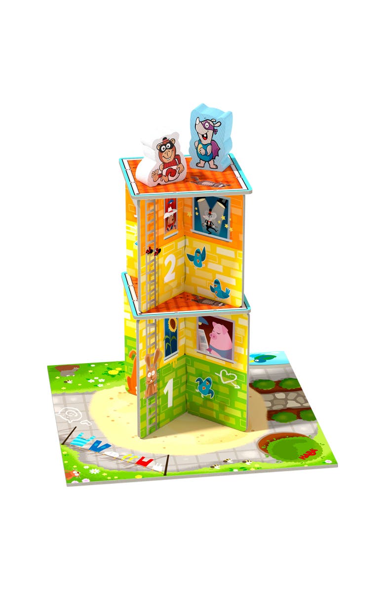 HABA Rhino Hero Junior - My Very First Games Series, Cooperative Kids Games for Toddlers and Preschool Learning Activities for 2 Year Olds & Up, Alternate, color,