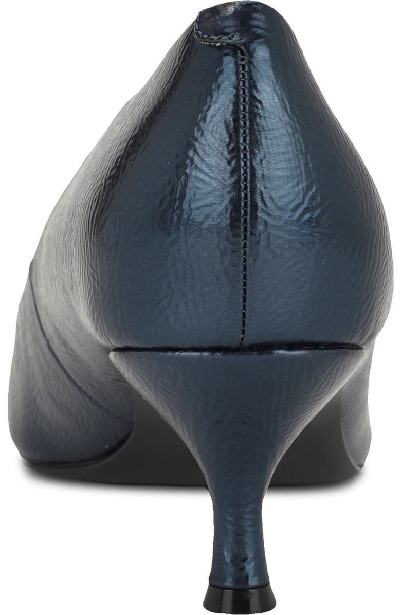 Nine West Sisko Pointed Toe Kitten Heel Pump, Alternate, color, Medium Blue