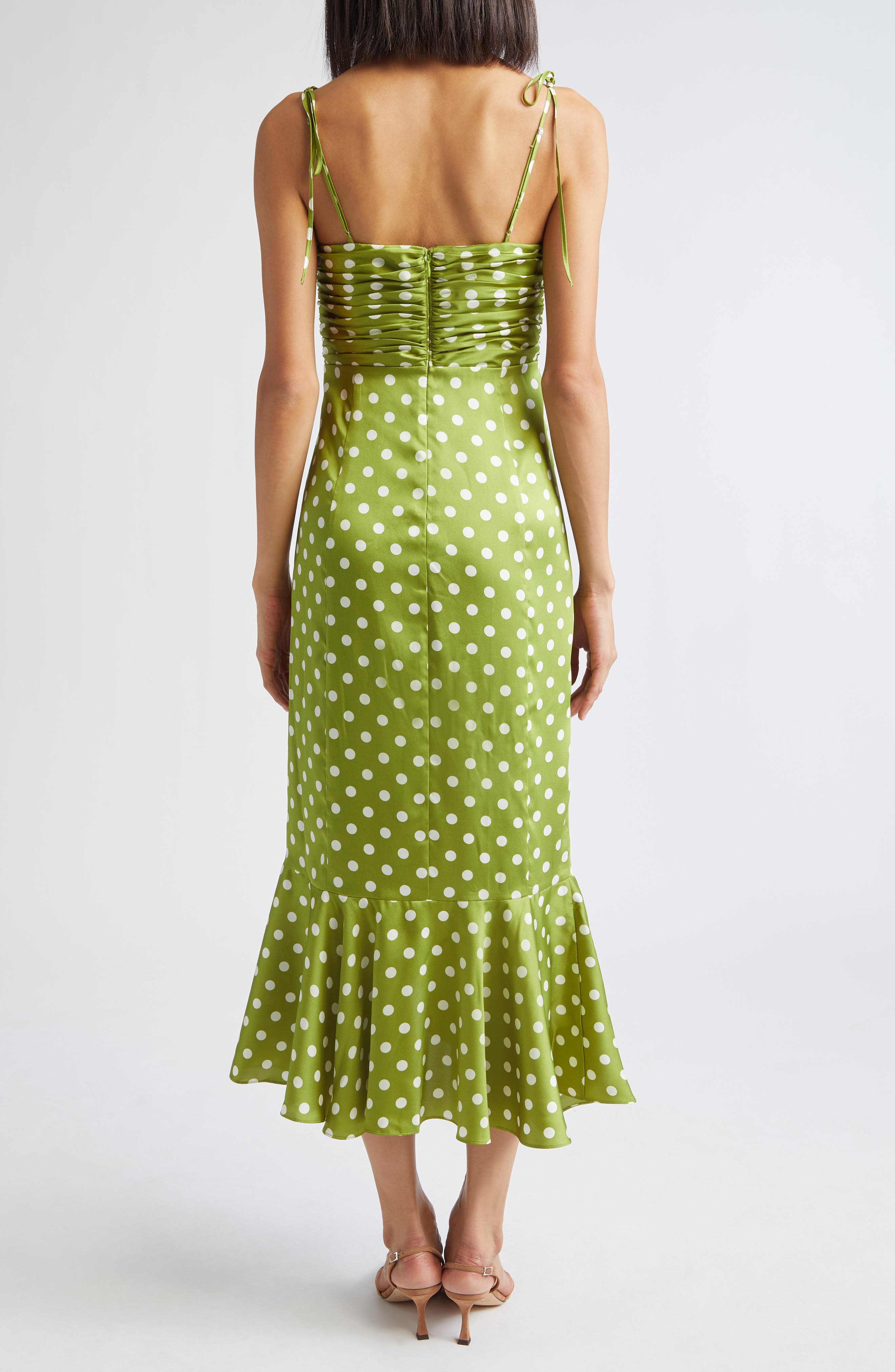 Camille Polka Dot Midi Dress - image 2