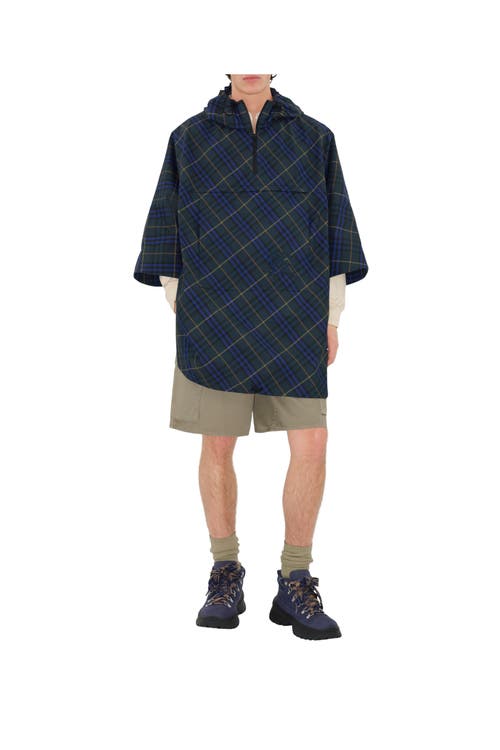 BURBERRY BURBERRY PACKAWAY CHECK TWILL CAPE