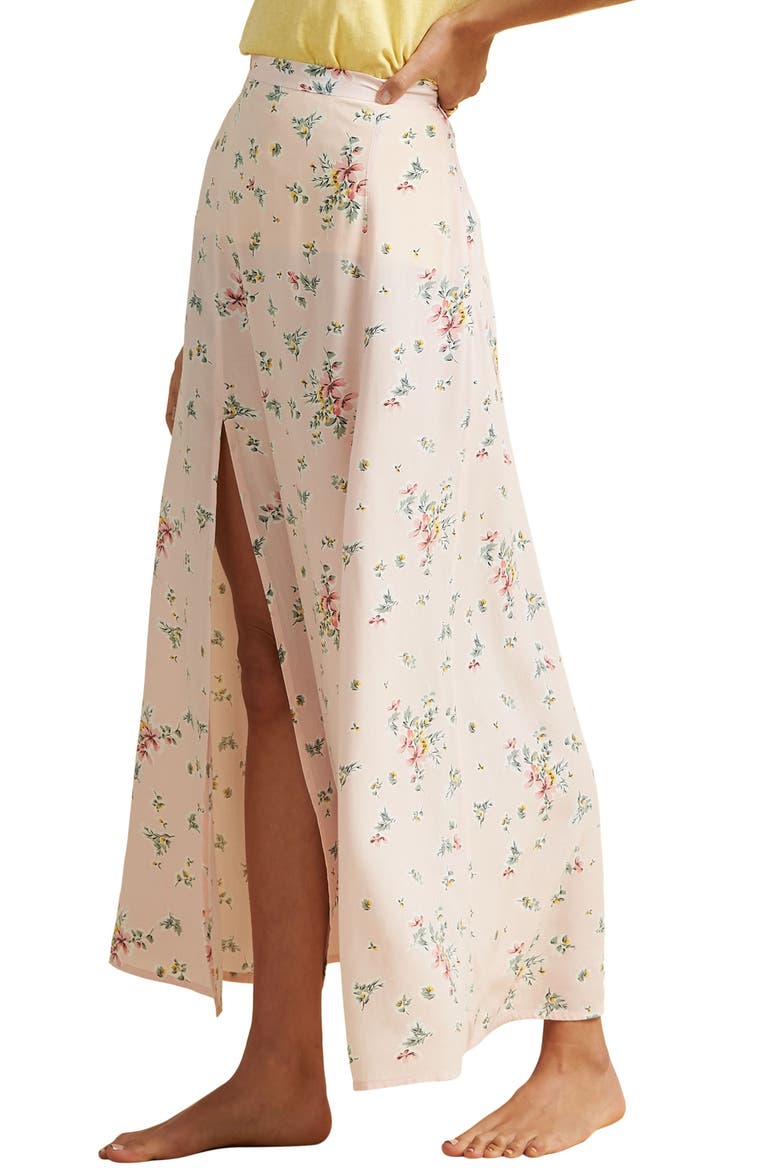 x The Salty Blonde Peachy Keen Maxi Skirt, Alternate, color, PEO-PEONY