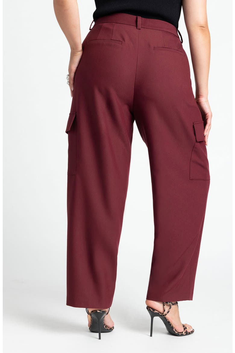 Pleated Cargo Pants, Alternate, color, TAWNY PORT