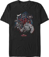 Spider-Man: Brand New Day Men's Marvel Villains in Spidey Web T-Shirt