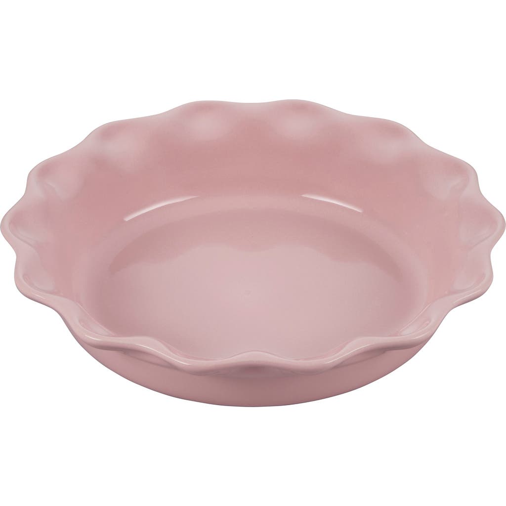 Le Creuset 9-inch Heritage Stoneware Pie Dish In Chiffon Pink