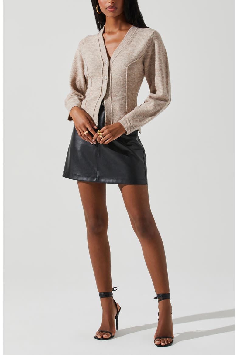 Tamsin Cardigan, Alternate, color, MOCHA