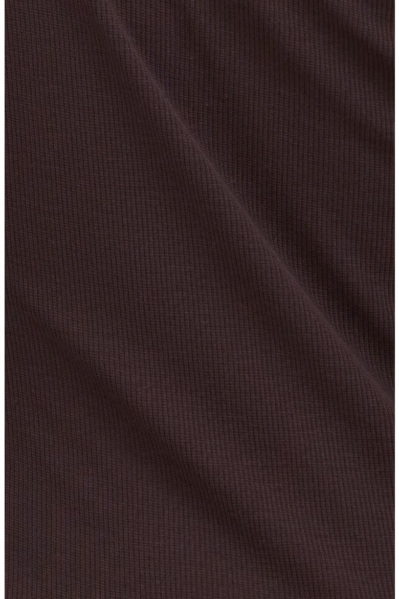 Akia Feather Rib Henley, Alternate, color, COCOA