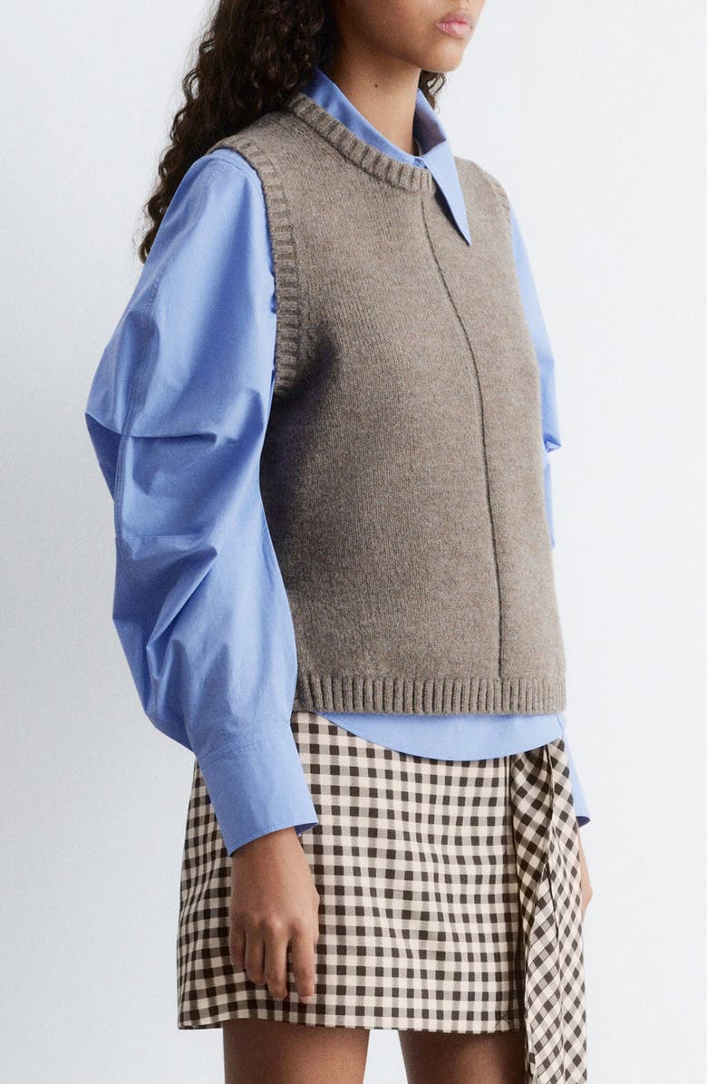 & Other Stories Wool & Cotton Sweater Vest, Alternate, color,