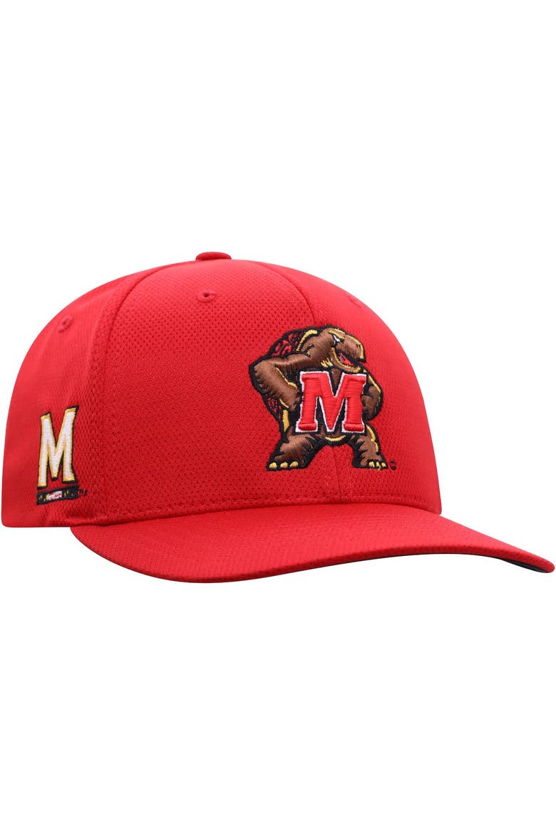Men's Top of the World Red Maryland Terrapins Reflex Logo Flex Hat, Alternate, color, Red