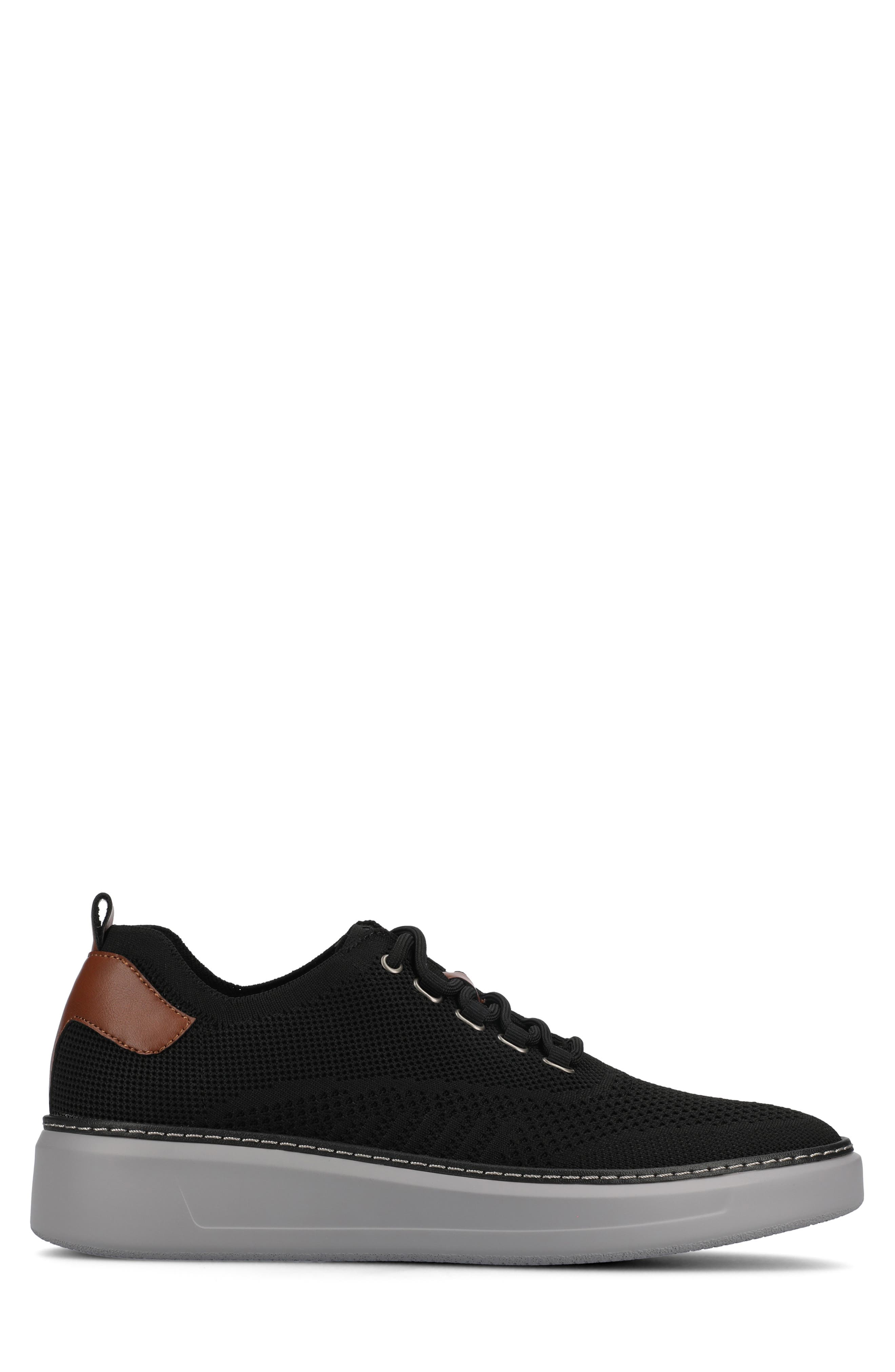 VANCE CO Norris Knit Sneaker, Alternate, color, Black