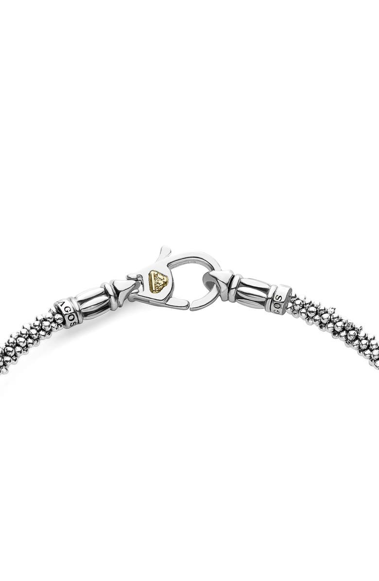 LAGOS Luna Pearl Rope Bracelet, Alternate, color, Silver