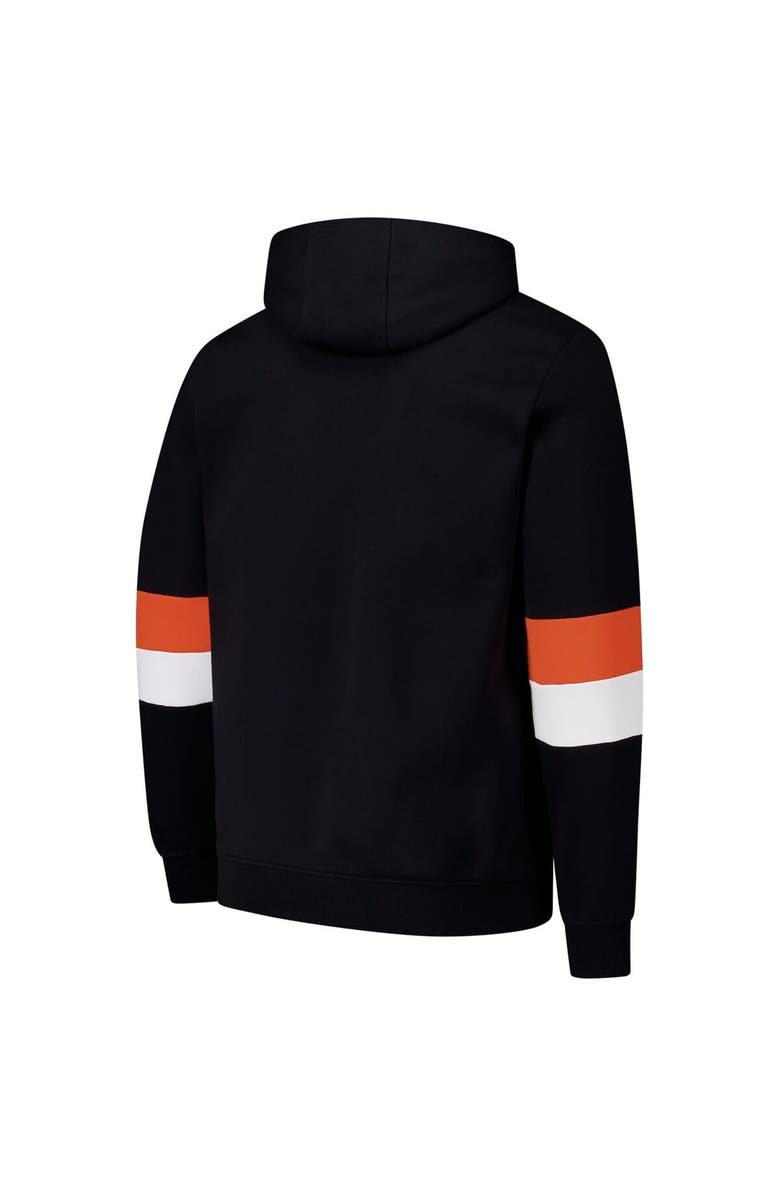 G-III SPORTS BY CARL BANKS Men's G-III Sports by Carl Banks Black/Orange Cincinnati Bengals Adaptive Faceoff Pullover Hoodie, Alternate, color,