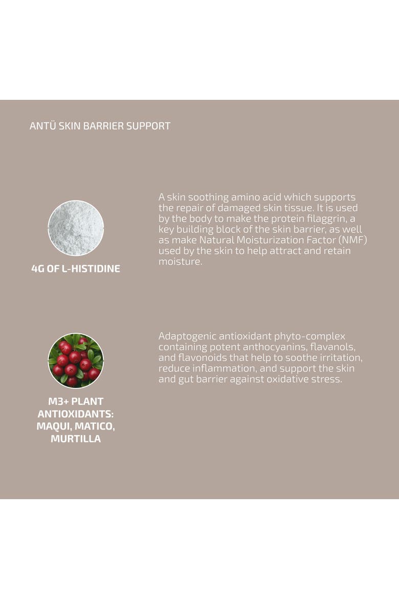 ANTÜ Skin Barrier Support Supplement, Alternate, color, Light Red