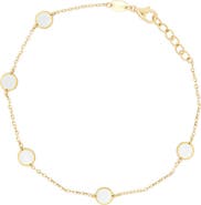The Lovery Fine Jewelry Mother of Pearl Bubble Chain Bracelet