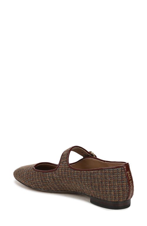 Sam Edelman Michaela Mary Jane Flat In Brown