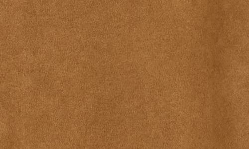 Ellen Tracy Faux Suede Semi Flare Leg Pants In Brown