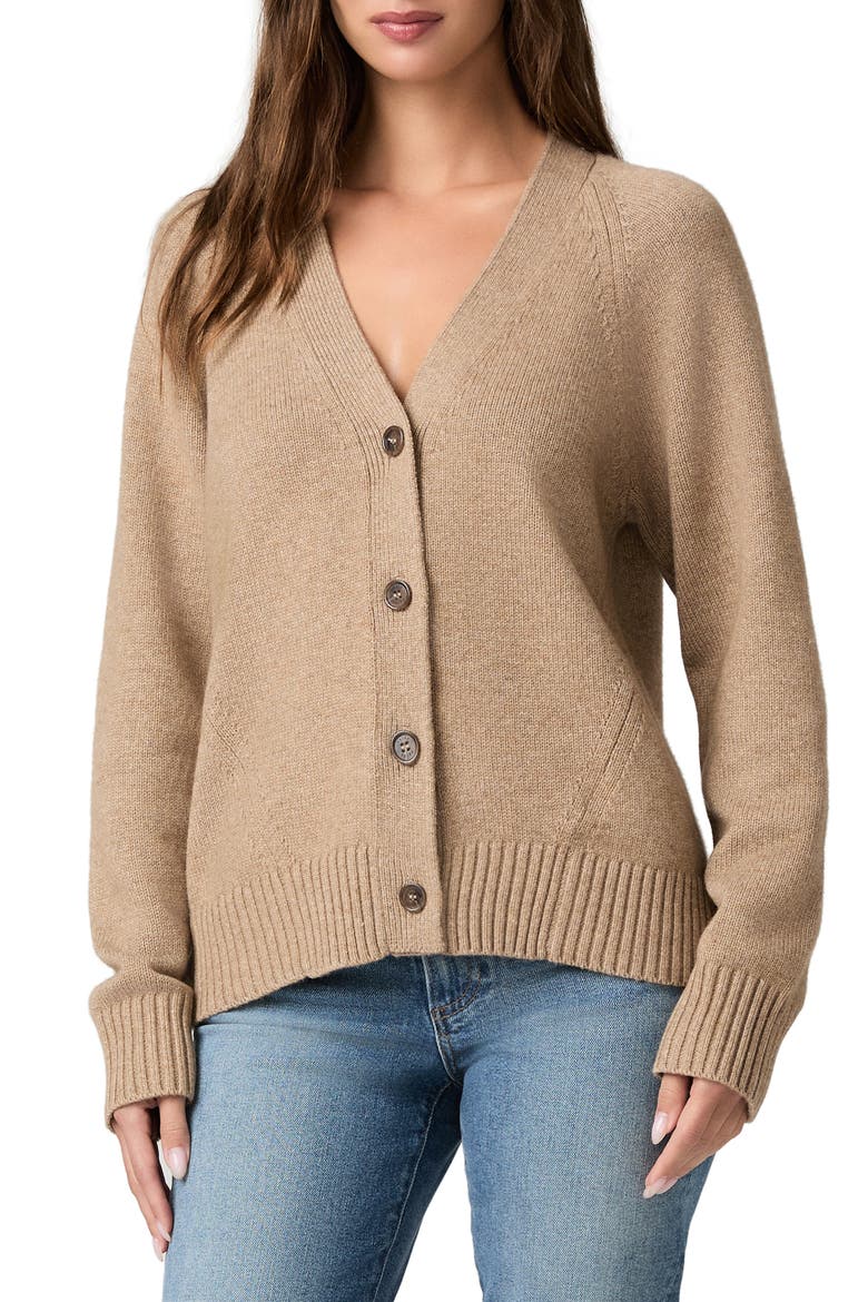 Hikari V-Neck Cardigan, Main, color, BARLEY