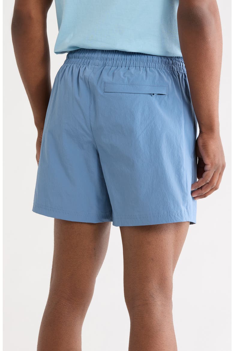 Athletics Woven Stretch Nylon Shorts, Alternate, color, SHORELINE BLUE