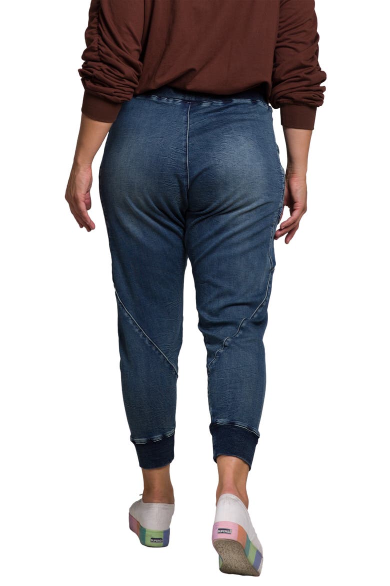 Candice Denim Joggers, Alternate, color, IMPERIAL