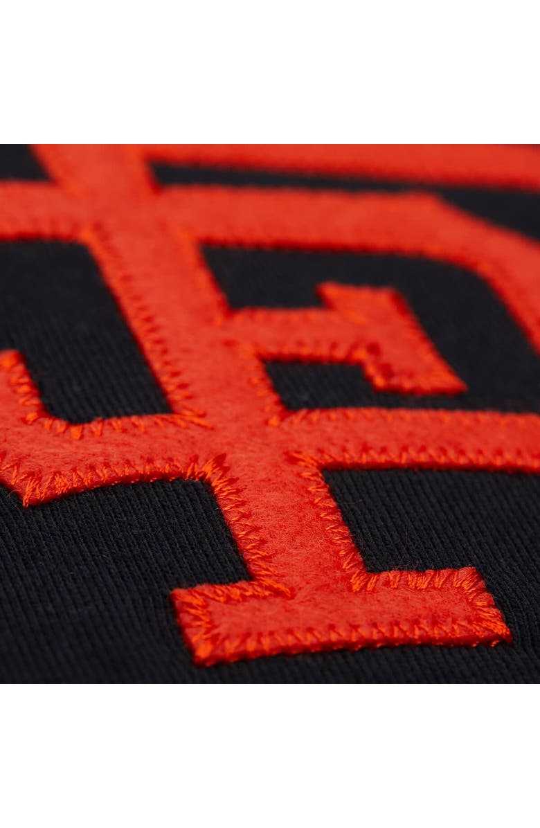 Mitchell & Ness Men's Mitchell & Ness Willie Mays Black San Francisco Giants Legends Collection Vintage Logo T-Shirt, Alternate, color, Black