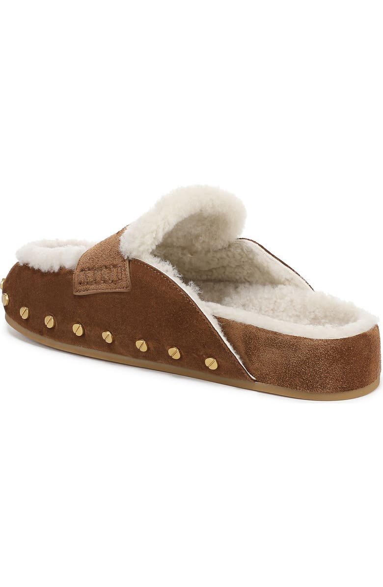Veronica Beard Fenix Genuine Shearling Mule, Alternate, color, Hazelwood Ecru