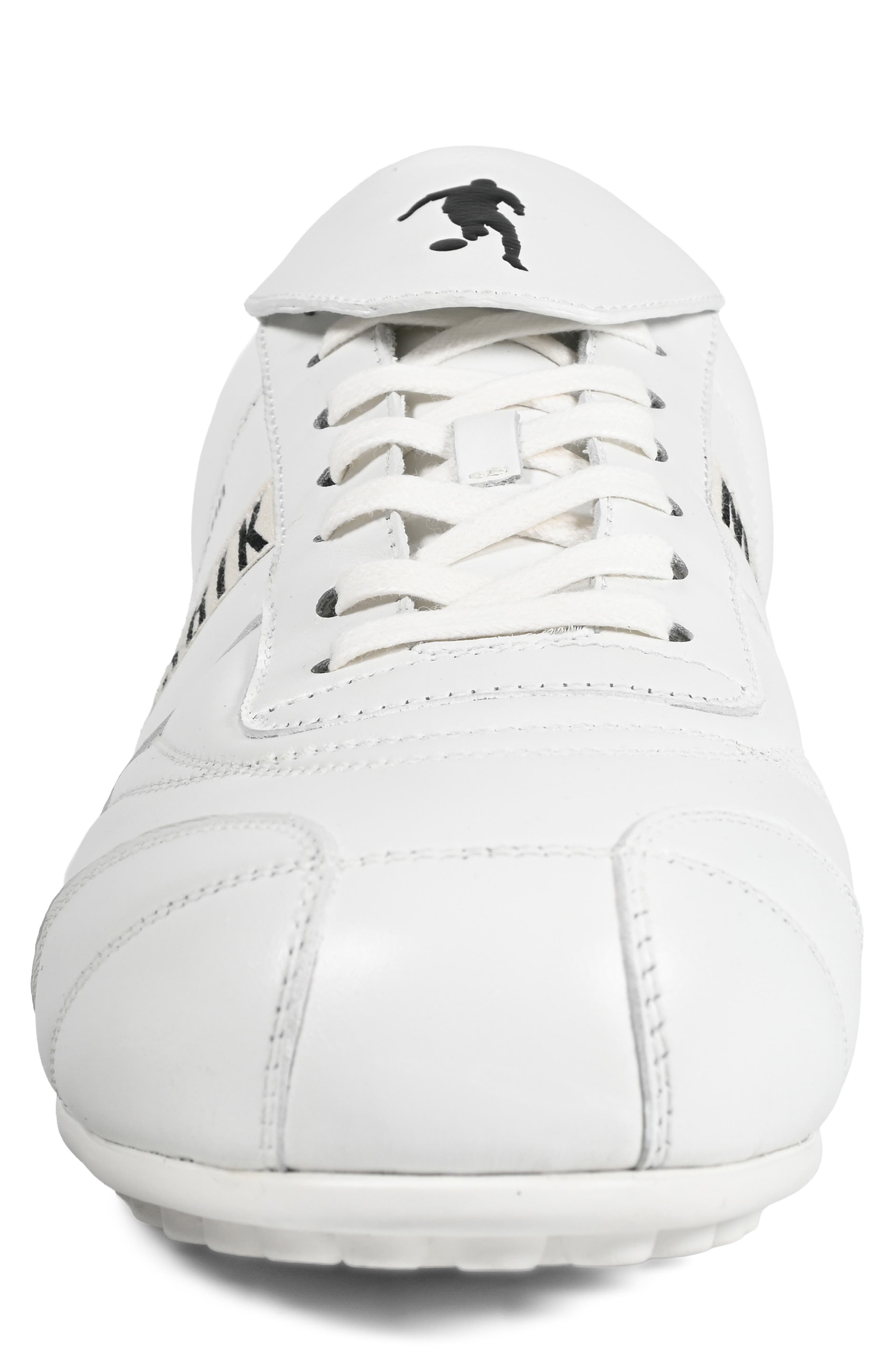 Gosha Soccer Sneaker, Alternate, color, WHITE
