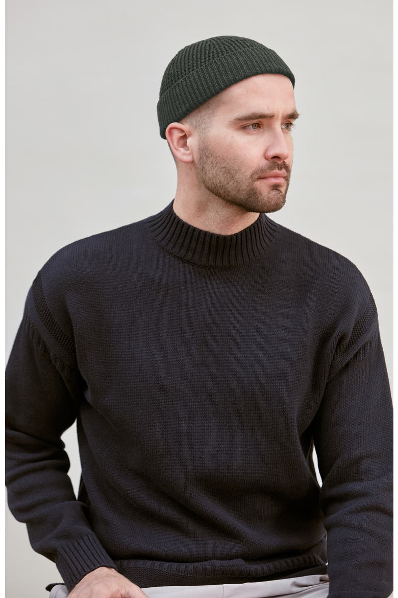Lightweight Whitby Fisherman's Beanie, Alternate, color, Greenjaspe