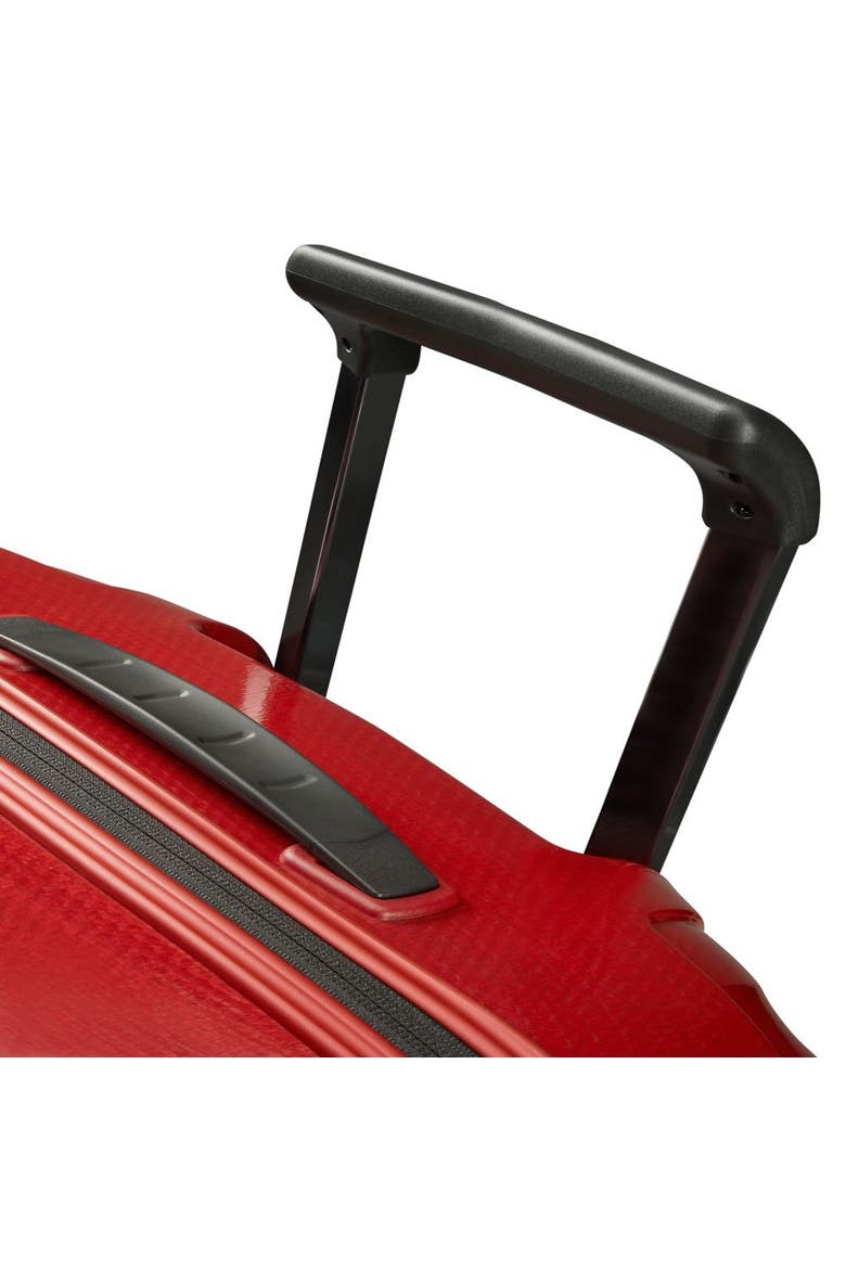 C-LITE Hardside 20" Carry On Spinner Luggage, Alternate, color, Chili Red