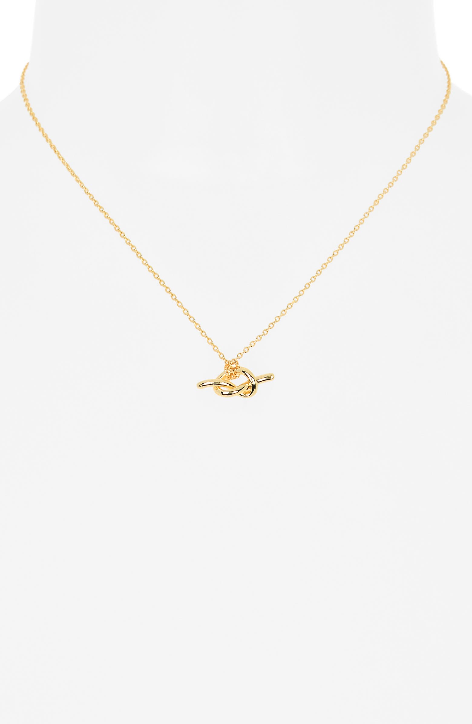 NORDSTROM RACK Demi Fine Knot Pendant Necklace | Nordstromrack