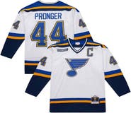 Mitchell & Ness Men's Chris Pronger White St. Louis Blues 1999-00 Power Play Jersey