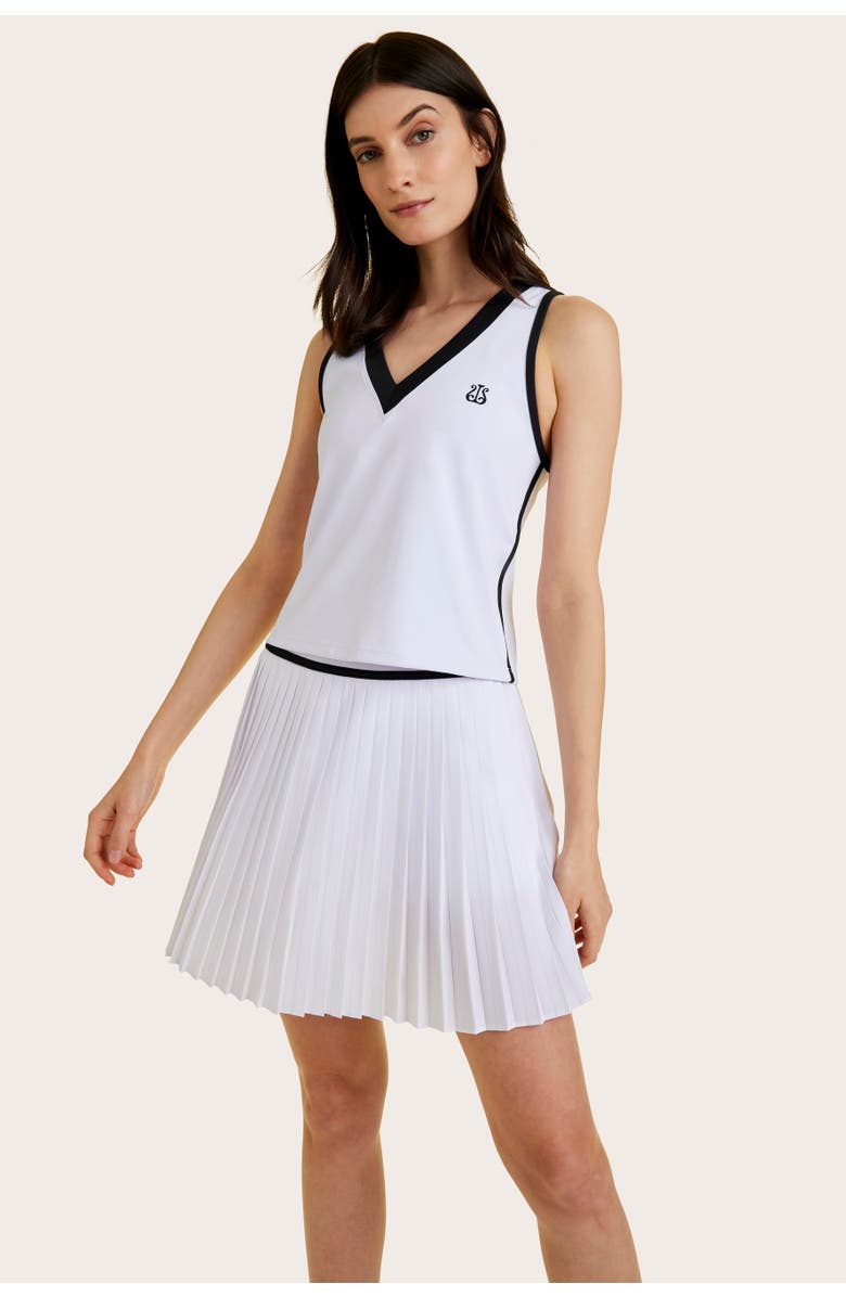 ALALA Tennis Tank, Main, color, White + Black