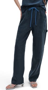rag & bone Atlas Linen Drawstring Carpenter Pants