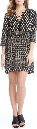 knee length dresses for ladies Sleeveless Lace Shift Dress