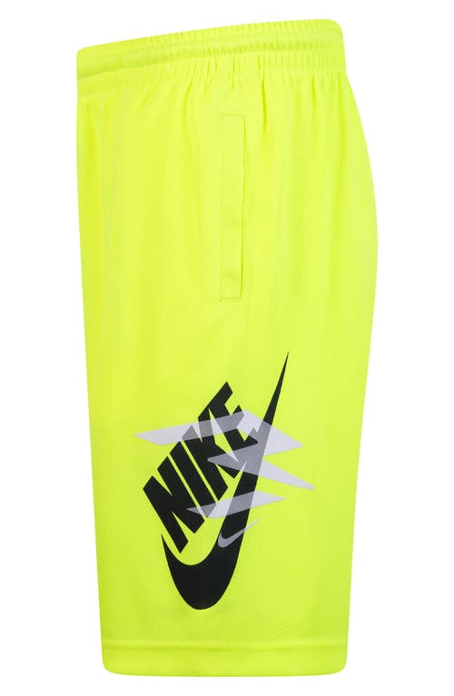 3 Brand Kids' Essential Mesh Shorts In Green