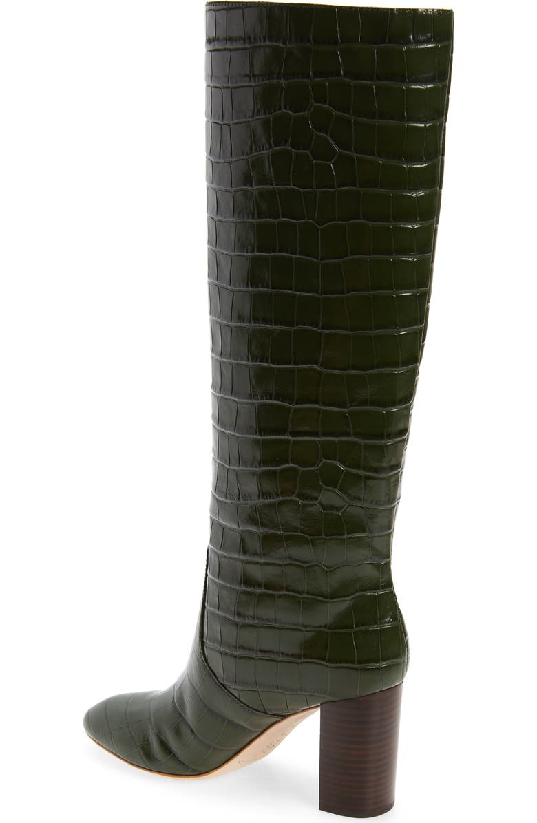 Loeffler Randall Goldy Knee High Boot, Alternate, color, Forest