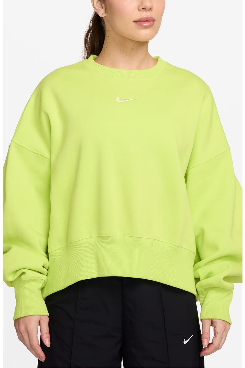 Phoenix Fleece Crewneck Sweatshirt, Main, color, CYBER/ SAIL