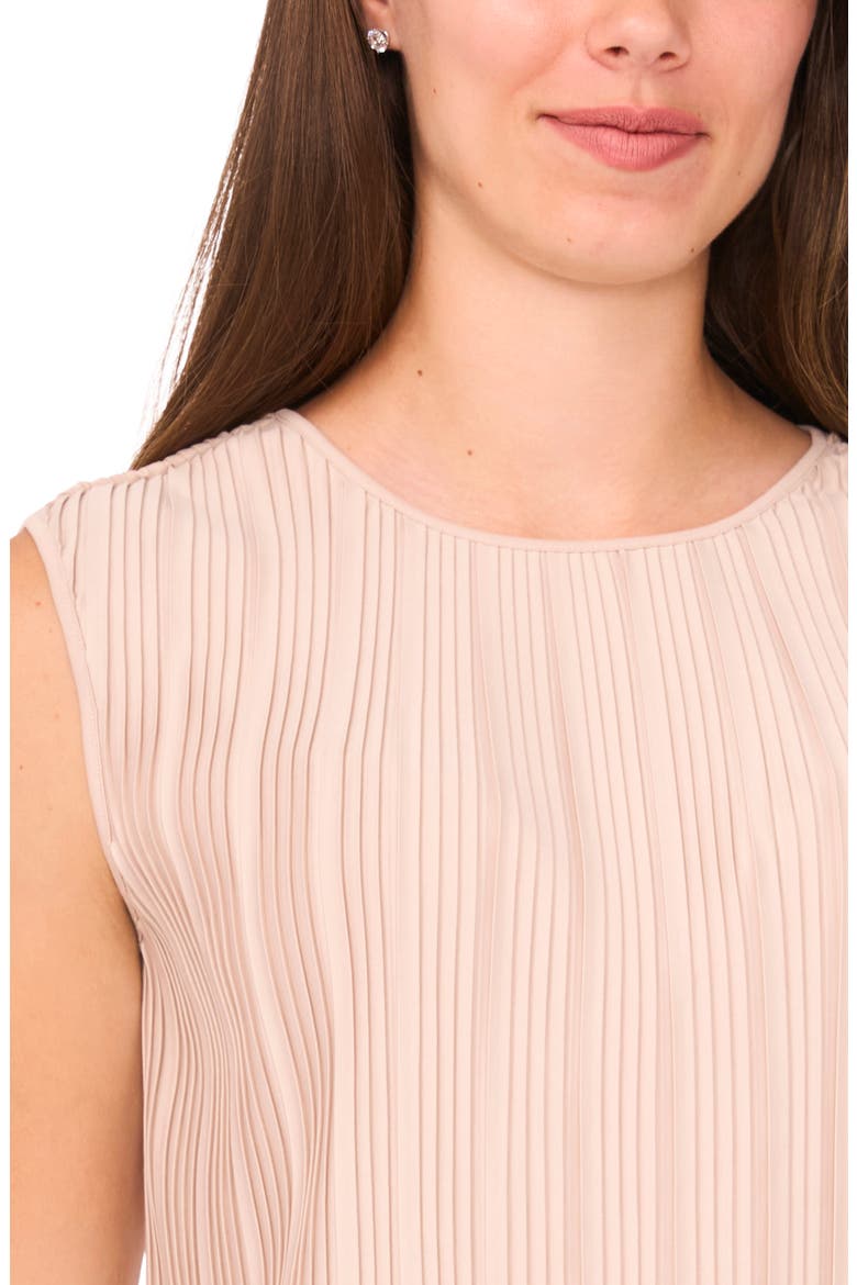 Pleated Sleeveless Top, Alternate, color, NOMAD CAMEL