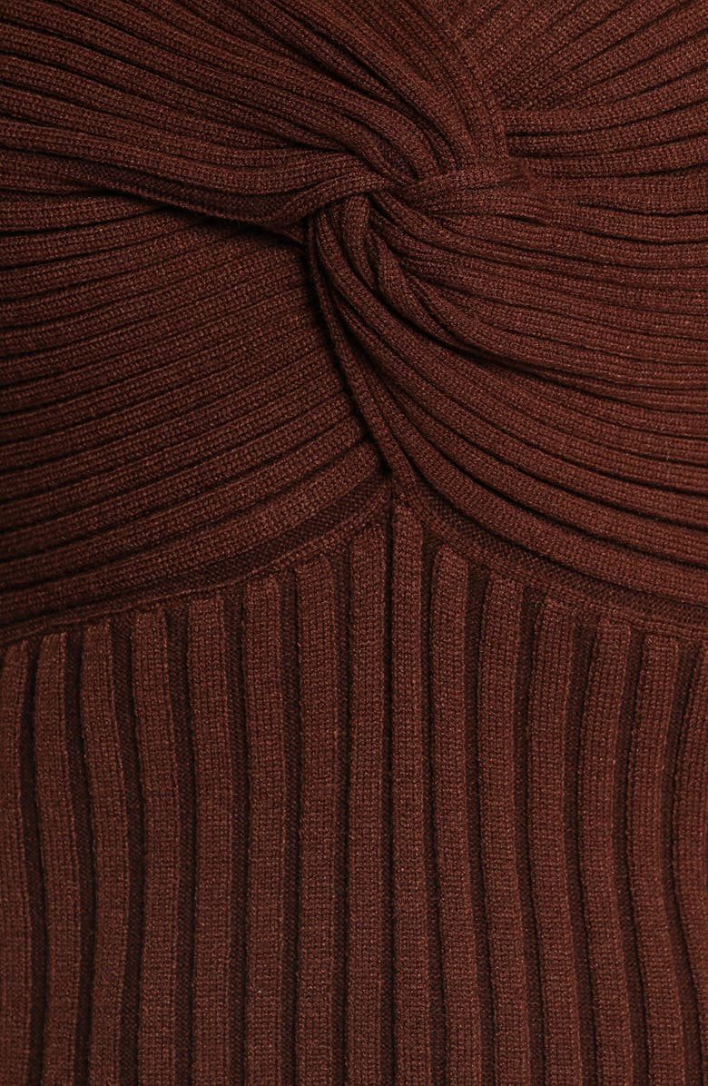 Petal & Pup Demi Twist Rib Sweater, Alternate, color, Brown
